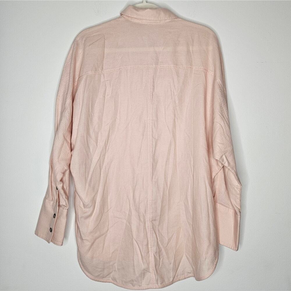 Madewell Blush Pink Collared Shirt NWT - Picture 5 of 5